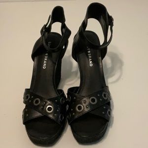 Lucky Brand Leander Wedge Sandals size 9.5